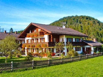 Seitenansicht Ferienwohnungen Schöpf Wallgau