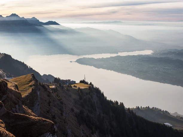 Rigi Kulm: Start der Wanderung