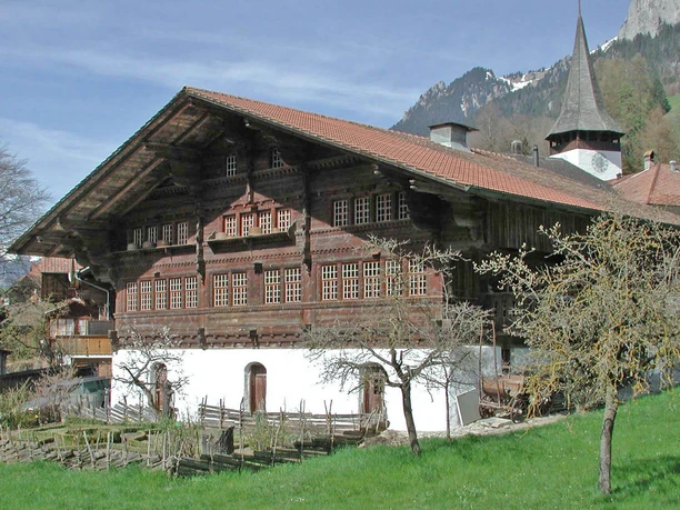 Vue extérieure du musée de la vallée d'Agensteinhaus Vue extérieure du musée de la vallée Agensteinhaus