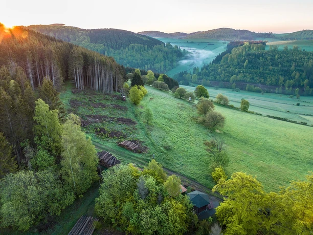 Trekkingplatz U1 am Uplandsteig Trekkingplatz U1 am Uplandsteig