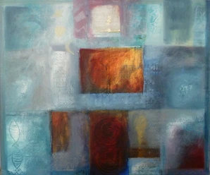 Gina Feder - Fische in Komposition Blau (2).jpg