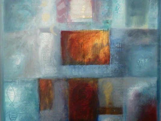 Gina Feder - Fische in Komposition Blau (2).jpg