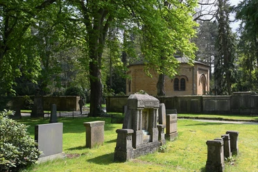 Hasefriedhof Gräber auf dem Hasefriedhof