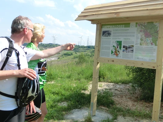 Infotafel Lappwaldsee
