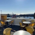 Terrasse des Eiscafés Venezia in List auf Sylt Eiscafé Venezia