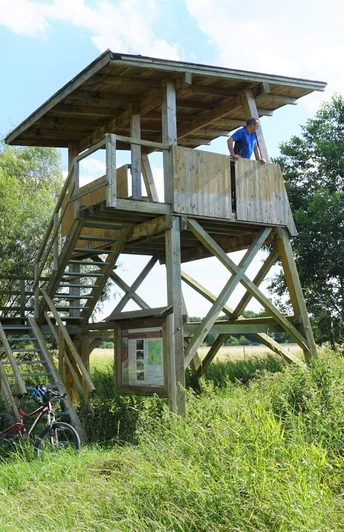 Aussichtsplattform an der Uhraumündung