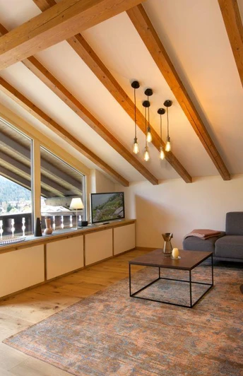 Wohnzimmer mit Panoramablick