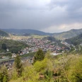 Forbach-Blick von unterhalb des Kuckucksfelsen
