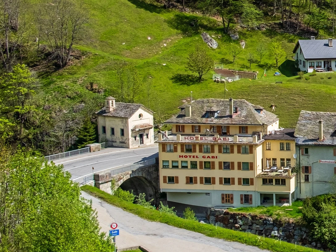 Kapelle-Gabi-Simplon Aussenaufnahme von der Kapelle Gabi, SimplonExterior view of the Gabi Chapel, SimplonPhoto extérieure de la chapelle Gabi, Simplon