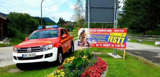 Trad. Sommerfest der Freiw. Feuerwehr Krün