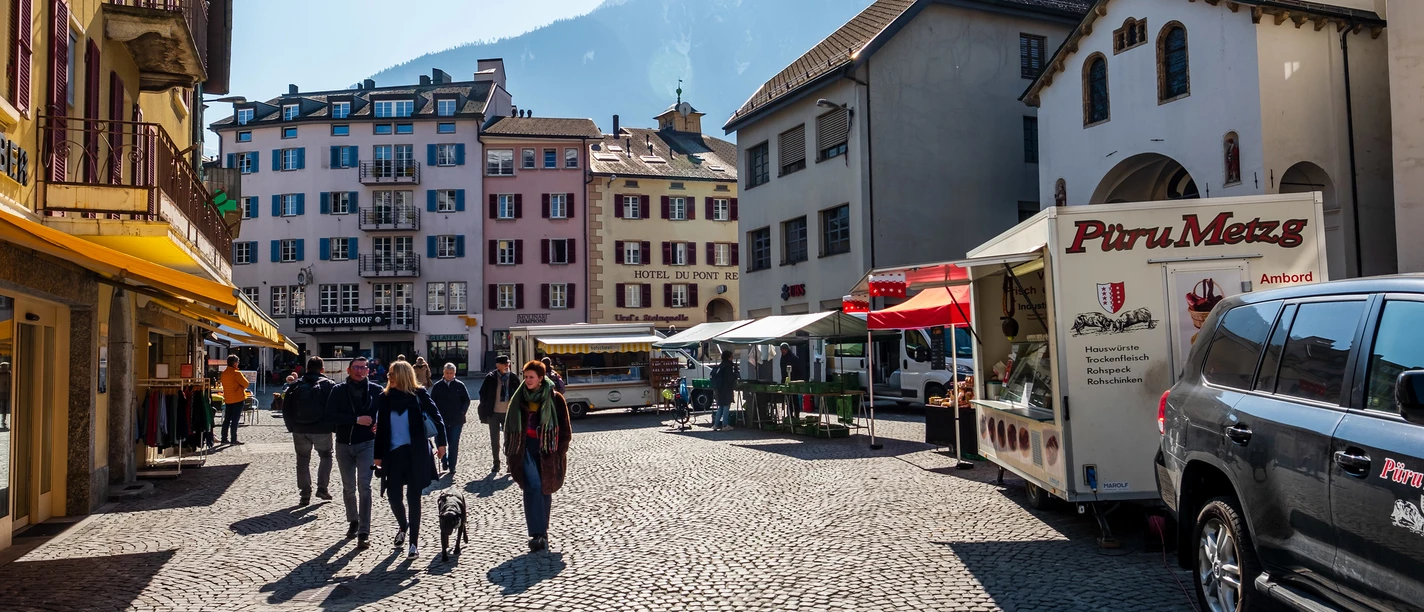 Wochenmarkt-Brig-Märkte-Wallis Wochenmarkt-Brig-Märkte-Wallis
