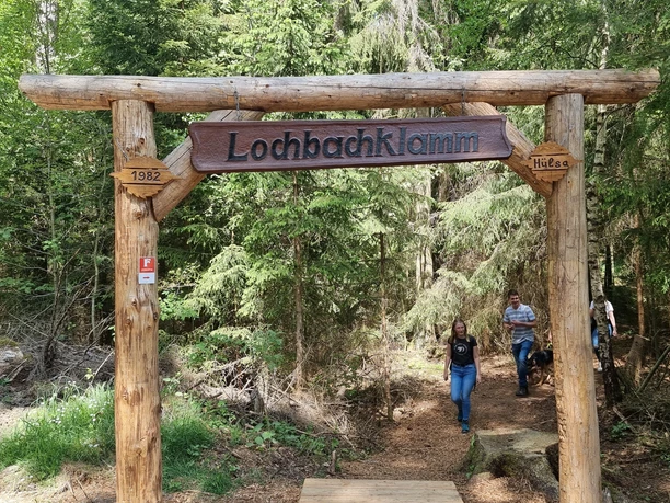 Eingang Lochbachklamm
