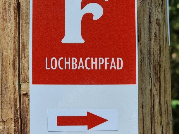 Wegezeichen Lochbachpfad