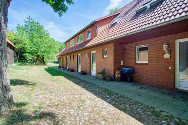 Außenansicht Ferienpension Lindenhof Außenansicht Ferienpension Lindenhof Natururlaub Lüneburger Heide