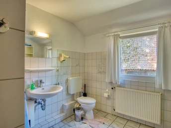 Badezimmer Ferienpension Lindenhof Natururlaub Lüneburger Heide
