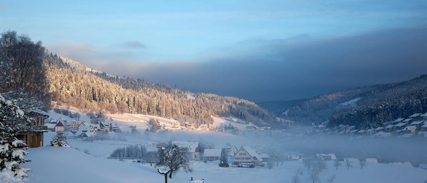 Idylle in der kalten Jahreszeit