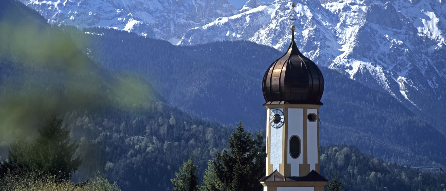Kirche St. Jakob in Wallgau Sommer