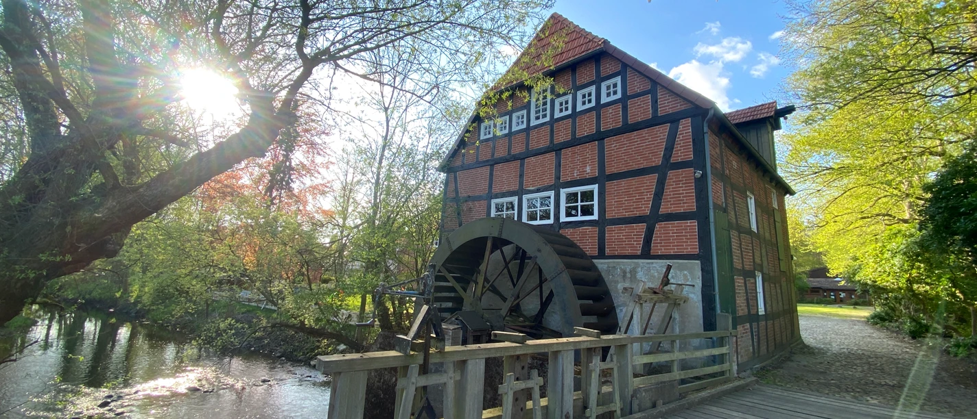 Historische Wassermühle in Stuckenborstel Historische watermolen in Stuckenborstel