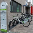 RVK E-bike Verleihstation Peter-Fryns Platz 2022 Frühling Bornheim