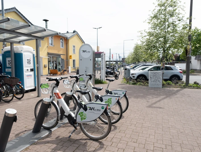 RVK E-Bike Verleihstation Bornheim-Sechtem 2022 Frühling Bornheim