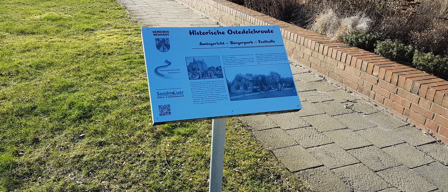 Historische Ostedeichroute - Amtsgericht-Bürgerpark-Festhalle