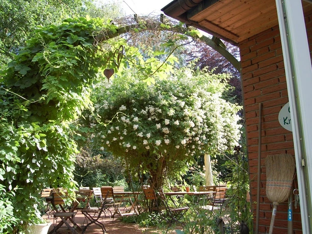Sitzbereich im Garten
