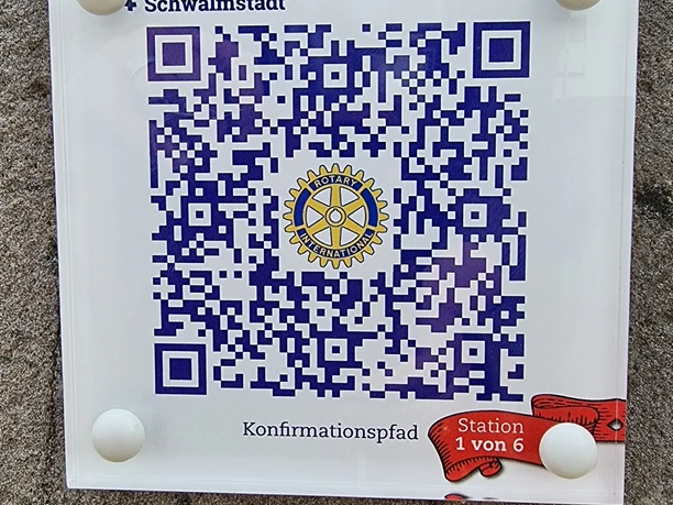 Konfirmationspfad Schild 1 von 6