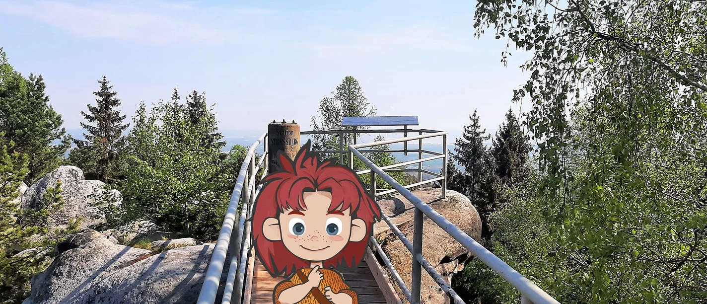 Freda auf der Fuchskanzel