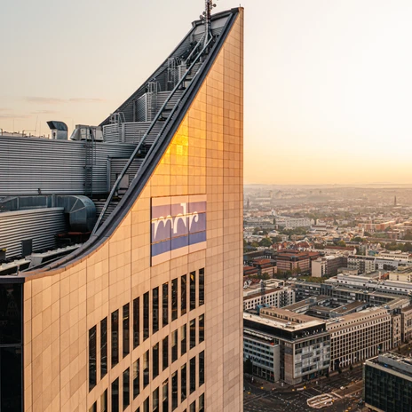 City-Hochhaus mit Aussichtsplattform - Sehenswürdigkeiten in Leipzig