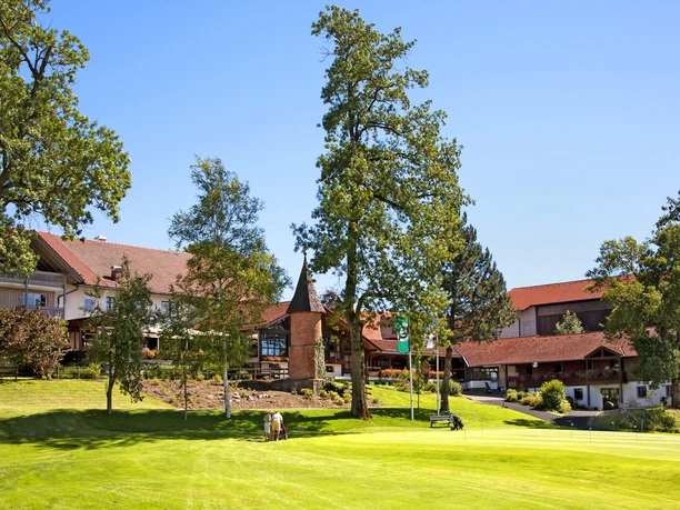Clubhaus des kneipp-zertifizierten Golfplatzes