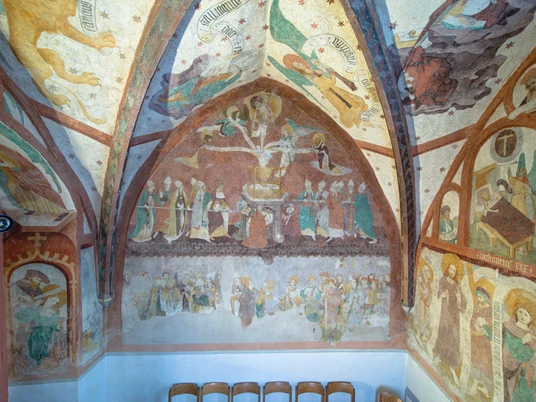 Fresken in der Heilig Kreuz Kirche in Loffenau im Murgtal_Fotograf compusign.de
