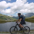 Mountainbiker beim Lai Urlaun