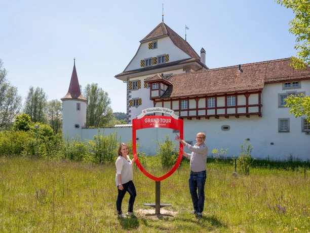 Der Fotospot beim Wasserschloss Wyher