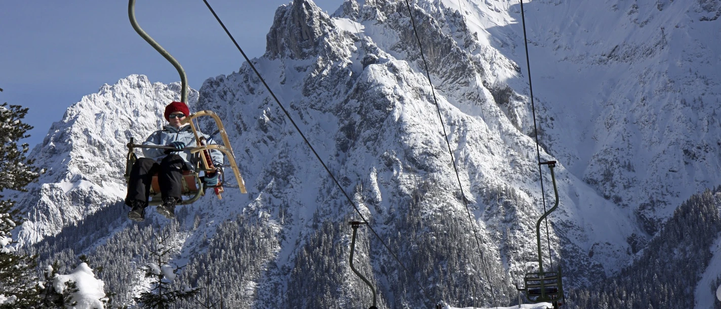 Kranzberg Sessellift im Winter