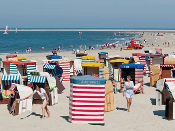 Strandleben auf Borkum