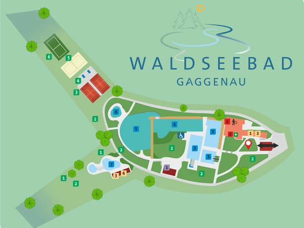 Übersichtsplan Waldseebad