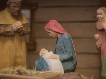 Traditionelle Krippenfiguren - Christnacht von Huggler Holzbildhauerei