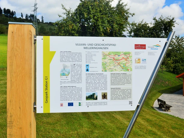 Vulkanpfad Welleringhausen Station 1