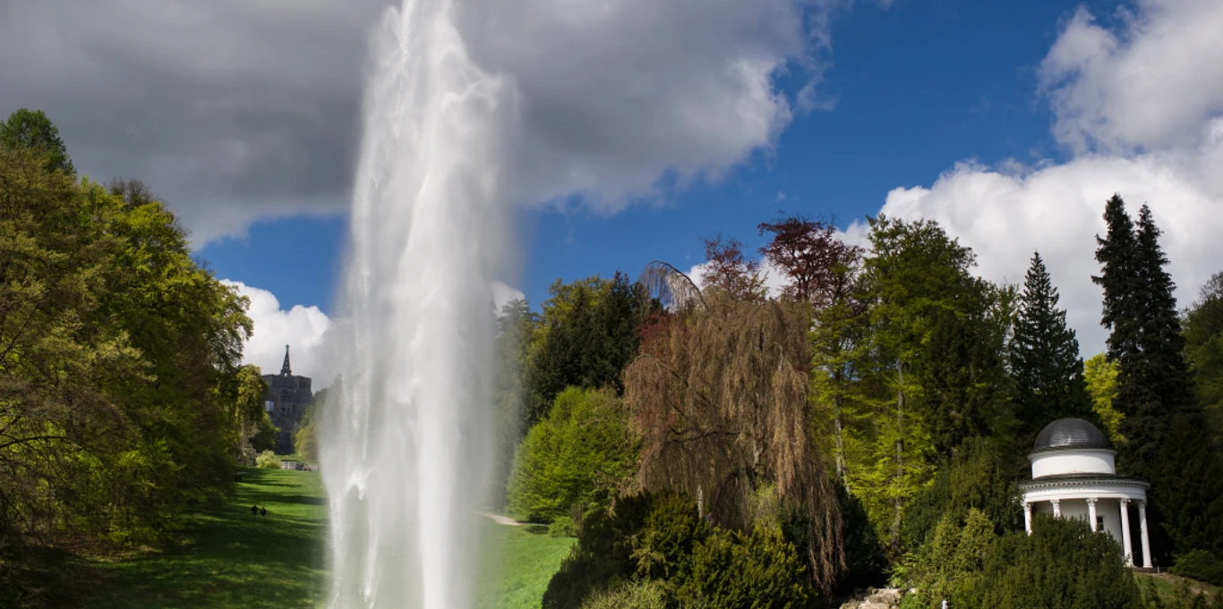 Fontäne im Bergpark