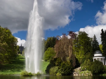 Fontäne im Bergpark