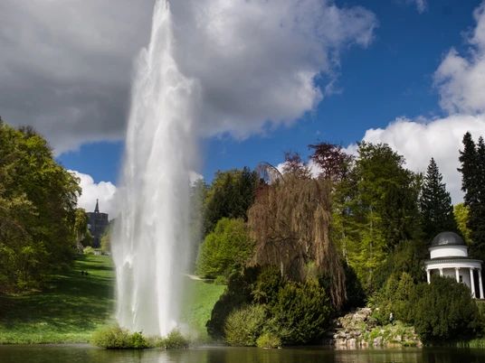 Fontäne im Bergpark