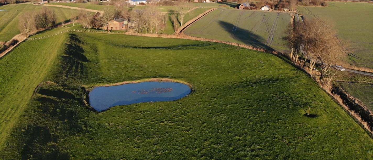 Kapellenwurt Kampen created by dji camera