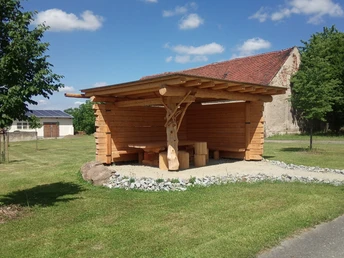 Wanderhütte am Geopfad - Baruths heisse Vergangenheit
