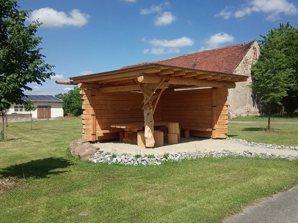 Wanderhütte am Geopfad - Baruths heisse Vergangenheit