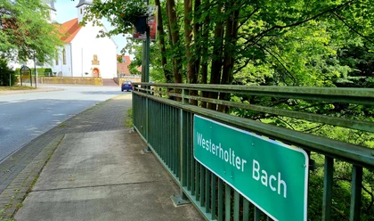 Westerholter Bach im Ortsteil Stukenbrock in Schloß Holte-Stukenbrock Westerholter Bach im Ortsteil Stukenbrock in Schloß Holte-Stukenbrock