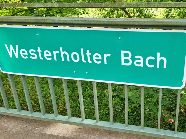 Westerholter Bach im Ortsteil Stukenbrock in Schloß Holte-Stukenbrock