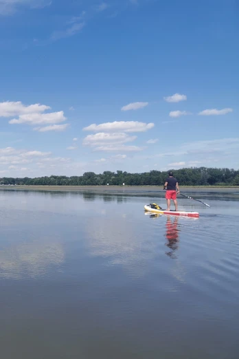 Donaustausee bei Faimingen. Donaustausee bei Faimingen.