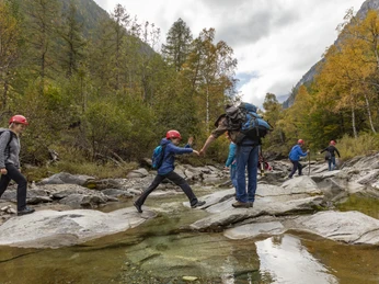 Gondo, Simplon, Zwischbergen, Goldwaschen, Herbst Gondo, Simplon, Zwischbergen, Goldwaschen, Herbst