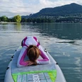 Yin Yoga auf dem SUP - Thunersee
