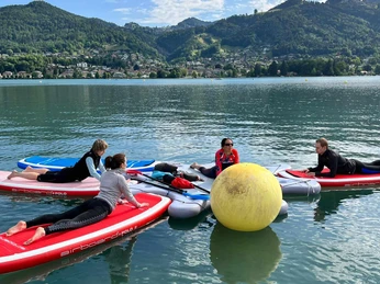 Yin Yoga auf dem SUP - Thunersee